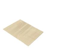 1/4pcs Geometry Placemats Linen Placemat Polyester Yellow Geometric Gold Leaf Pattern Non Slip Insulation Table Decoration Mat per Cucina Domestica Ristoranti e Hotel(1-1pc)