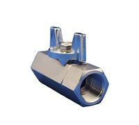 1/4quot; 3/8quot; 1/2quot; 3/4quot; Valvola a sfera ad alta pressione in acciaio inossidabile 3000psi resistente alla vernice adatta for l'industria a spruzzo(1/4")