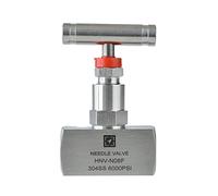1/4quot; 3/8quot; 1/2quot; NPT Femmina Ad Alta Pressione In Acciaio Inox 304 Arresto Valvola A Globo 'ago J13-320P Controllo Del Flusso Della Gru(3/4",BSP)