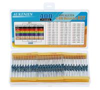 1/4W Kit Resistenze Resistori Elettriche 40 Valori 400 Pezzi 0 Ohm a 10M Ohm Res