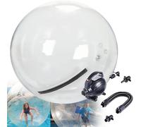 1.5/1.8/2/2.5M Dia Water Walking Ball con pompa di aria elettrica, passeggiata sulla palla di camminata dell'acqua, palla del rotolo, cerniera gonfiabile della palla, per la danza chiara della piscina