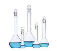 1 5 10 20 25 50 100 200 250 500 1000 ml Matraccio graduato Vetreria da laboratorio Esperimento chimico con tappo(25ml)