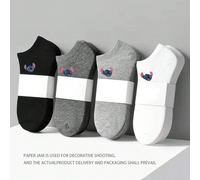 1/5/10/20/30/40 Paia di calzini alla caviglia con motivo a punto unisex per ragazze, ragazzi, donne, coppie. Calzini invisibili sottili, traspiranti, morbidi e confortevoli, adatti per colori nero, bi