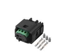 1/5/10/20 / 50Sets 3 Pin Tyco Plastic Radar Sensor Sensore Plug Nero Maschio Femmina Connettore Auto Light Auto Impermeabile Tappo elettrico 968402-1 (Color : 3p female, Size : 10 SETS_3P)