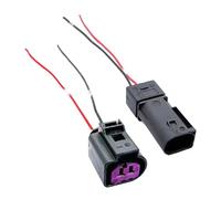 1/5/10/20 Set 2 Pin 1J0973772 Connettore Maschio Femmina Impermeabile(2p male female,1 S)