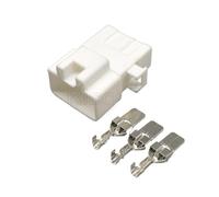 1/5/10/20Kit Set Bianco 3 Pin Auto 7.8 mm Serie Ad Alta Potenza Cablaggio Auto Connettore Maschio Femmina 7282-3030 7283-3030(Set Maschile, 5Set)