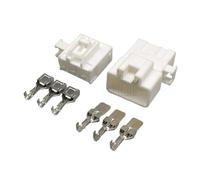 1/5/10/20Kit Set Bianco 3 Pin Auto 7.8 mm Serie Ad Alta Potenza Cablaggio Auto Connettore Maschio Femmina 7282-3030 7283-3030(Set Femmina Maschio, 20Set)