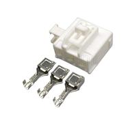 1/5/10/20Kit Set Bianco 3 Pin Auto 7.8mm Serie Ad Alta Potenza Auto Cablaggio Maschio Connettore Femmina 7282-3030 7283-3030(Set Femmina,20Sets)