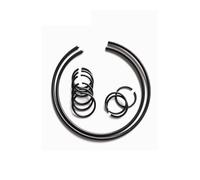 1/5/10/50 pz M4-M150 Anello di Fissaggio in Filo di Acciaio Nero per Anello Elastico per Foro Anello Elastico Anello Elastico in Filo Tondo Anello Elastico a Filo Tondo per Albero(M10-20pcs)