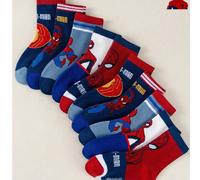 1/5/10 Paia di calzini per bambini a tema Marvel, calzini da supereroe per ragazzi/ragazze, morbidi, traspiranti e leggeri, ideali per uso quotidiano casual, regalo perfetto per Pasqua, accessorio di