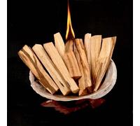 1/5/10 pezzi Bastoncini di Legno di Palo Santo dal Perù - Accendili, il fumo aromatico del legno offre un profumo sacro perfetto per meditazione, yoga, spa, cura di sé e per portare buona fortuna 5 pe