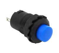 1/5/10 pezzi Interruttore a pulsante autobloccante da 12 mm, ON/Off AC 250 V/1,5 A 125 V/3 A, Mini interruttore a pulsante rotondo(Blue,10pcs)