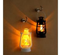 1/5/10 pezzi Mini lampada a cherosene bianca e nera con gancio, luce notturna carina e compatta, regalo elegante, illuminazione calda e accogliente per la decorazione della stanza, cucina/tavolo da pr