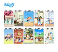 1/5/10 pezzi Quaderno a spirale mini con motivo cartoni animati Bluey, taccuino con copertina liscia e design carino, adatto per uomo e donna, diario, pianificatore, regalo per compleanni, scuola, fes