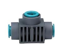 1/5/10 pz 12mm Tubo Giardinaggio Collegamento Rapido Atomizzazione Accessori for Il di Raffreddamento Connettore Irrigazione del Giardino Multifunzionale(F-12mm Tee,10pcs)