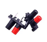 1/5/10 Pz WP2-10A 4mm Presa a Banana Jack Audio Esterno Amplificatore Altoparlante Filo Terminale a Molla Interruttore Connettore Dritto/Piegare(2P Bend Pin,5Pcs)