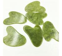 1/5/10PC cristallo naturale giada pietra viso corpo Guasha massaggio raschietto massaggiatore forma del pollice Gua Sha bordo viso cura degli occhi strumento SPA decorazione della stanza (Color : One