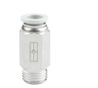 1/5/10pcs Pneumatic Connection Check Valve Air Hose Tube Non-Return Fitting 4mm 6mm 8mm 10mm Quick Fittings Connector Set 1/4 in(SPC8-03)