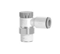 1/5/10PCS Raccordo pneumatico pneumatico COME a gomito valvola di controllo della velocità 'acceleratore di bloccaggio(AS2201F-02-10SA,10PCS)