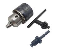1.5-13mm 1/2"-20UNF Mandrino con chiave Convertitore Filettatura Adattatore for chiave a cambio rapido SDS-Plus Gambo 1/4" Esagonale (Color : Chuck and Hex Shank)