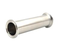 1.5" & 2" Tri Clamp Sanitary Spool Tube - 304/316L Stainless Steel Pipe Fitting (OD 19/25/32/38/51mm) for Distillation, Brewing(SUS316L-305mm,OD19mm TC50.5)