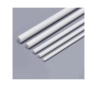1/5/20/50 pz 3/4/5/6/8/10mm ABS Solido Rotondo Lunghezza 250/500mm Asta di Plastica Bianca FAI DA TE Casa di Sabbia Tavolo di Costruzione di Modello fare(3x250mm 5pcs)