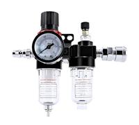 1/5/20 AFC2000 1/4 Filtro regolatore separatore acqua olio compressore d'aria con valvola di riduzione della pressione for aerografo(AFC w EU(SM PM),20 Sets)
