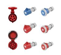 1/5/20 pz 16A/32A spina industriale 3P/4P/5Pin Connettore elettrico IP67 Collegamento elettrico impermeabile Presa per montaggio a parete (connettore 16A, 20 PCS-5P IP67)