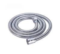 1.5/2M Flessibile Doccia Tubo Doccia In Acciaio Inox Nero/argento Forniture for Il Bagno Tubo In Pvc Rubinetto Del Bagno Parti di Ricambio apparecchio(Silver 1pcs,1.5m)