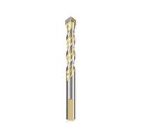 1/5/7 pezzi di punte da trapano for muratura for calcestruzzo, plastica, metallo morbido, piastrelle, vetro, legno, specchio da parete, ceramica, mattoni, muro 6 mm/8 mm/10 mm/12 mm(5PCS)