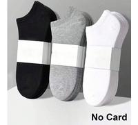 1/5/8/12/15 Paia di calze sportive bianche unisex per uomo, donna, ragazzo e ragazza, a tinta unita, invisibili, adatte per primavera ed estate, ideali come regalo (senza scheda bianca) 39-42,36-39Let