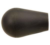 1 5/8 Dia., 1/4-20 thds., Pomello in polipropilene nero ovale/affusolato con inserto in ottone (1 ciascuno)