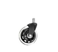 1/5 di rotelle in gomma for sedia da ufficio sostituite con rotelle da 3 pollici for tavoli da gioco for computer resistenti for un rotolamento fluido e sicuro(1 Piece 10mm)