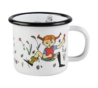 1,5 DL Pippi Calzelunghe Pippi e Il Signor Nilsson Coppa Smaltata, Bianco