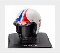 1:5 EDICOLA Helmet F1 Casco Chris Amon Team Ferrari 312 F1-67 1967 HELFE28