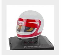 1:5 EDICOLA Helmet F1 Casco Clay Regazzoni Ferrari Sefac 312B2 1971 HELFE82