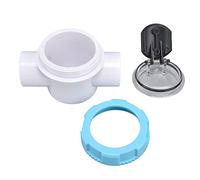 1.5 Inch Check Valve | Clear Mirror Pipe for Pool Pump/Spa Strainer/Water Hose | 2 Way Backflow Controller with Sturdy ABS PVC Construction