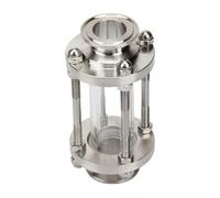 1.5 inch Tri-Clamp Sanitary Flow Sight Glass Diopter Fits 38mm Pipe OD SUS 304 Stainless Steel Fittings Homemade Diary Products,38x50.5mm,h