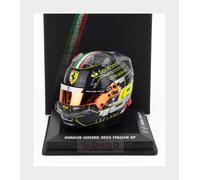 Scuderia F1 Team, Ufficiale LookSmart Spark Model, Charles Leclerc 2024 Special Edition Winner Monza Mini Casco Scala 1/5, Nero, Giallo