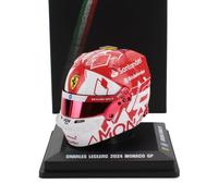 MODELLINO CASCO HELMET 1:5 LOOKSMART FERRARI HP SF-24 LECLERC WINNER MONACO 2024