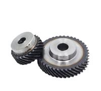 1,5 M 26-50T 45 gradi ingranaggio elicoidale sinistro 45# ingranaggio sfalsato in acciaio 26 denti 30 denti 40 denti 50 denti foro di processo 1 pz(50 Teeth (Bore 15mm))