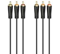1,5 M AUDIO/VIDEO 3 RCA A 3 CAVO RCA; 205150 (HAMA) Qtà X 1