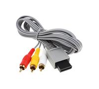 1,5 m Grigio Composito AV HD Qualità TV Cavo Video Cavo Scart 3 RCA Cavo Cavo Per Nintendo Wii U Wii Console