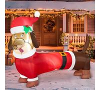 1,5 m lungo Wiener Dog self-inflatable con perfetto per bassotto Blow Up yard decorazione, per interni ed esterni, per giardino decorazione di Natale per festa di Natale Decorazioni di Joiedomi