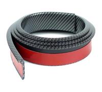 1,5 M Striscia Protezione Arco Parafango Auto Parafanghi Universali Gomma Adesivo Sopracciglia Ruota Anti Collisione Auto Passaruota(Carbon Fiber 45mm)