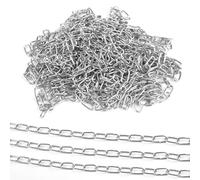 1.5 mm Catena in Acciaio Inossidabile,8 m Maglie Della Catena Saldate in Acciaio, Catena in Metallo, Catena di Sicurezza Rotonda,Catena Acciaio per Recinzione,Catena da Passeggio, Catena Oscillante