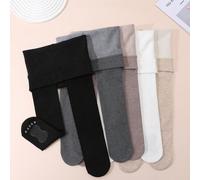 1/5 Paia di collant per ragazze in colore unito e a righe sottili, con fodera in pile morbida, antiscivolo, adatti per l'autunno/inverno, ideali per la danza 2-3Y,4-6 anni,10-12 anni,7-9 anniBlocchi d