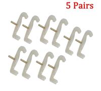 1-5 paia di violino 3/4 e 4/4 dimensioni violino poggiaspalla regolabile piedini in gomma strumenti musicali accessori violino per principianti(3 pairs)