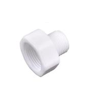 1/5 pezzi 1/2" 3/4" 1" PVC Giunto filettato maschio/femmina Raccordi for irrigazione da giardino Acquario Connettore for tubo dell'acqua(Brown,5pcs)