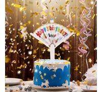 1/5 pezzi Candela a sorpresa per compleanno, decorazione torta creativa e divertente, candela votiva adatta per bambini, per atmosfera di festa di compleanno, decorazioni, candele per compleanno, deco